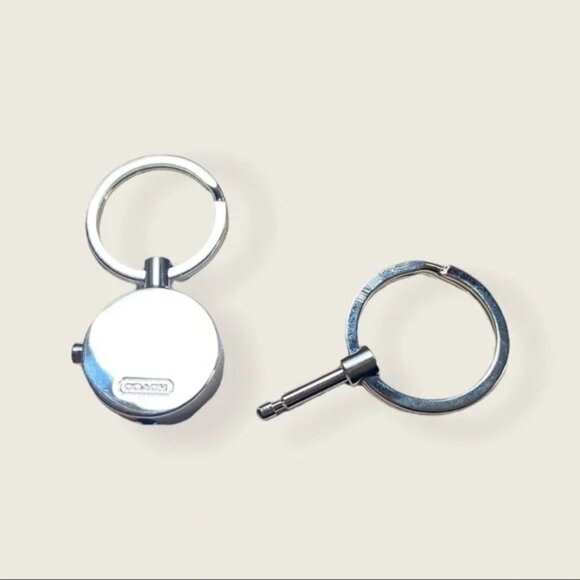 NWOT Coach Forest Green Keychain Valet - Picture 2 of 3